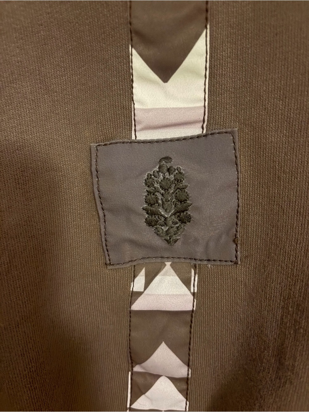 FP Movement Mauve Cropped Boho Hoodie Size S - Picture 3 of 4